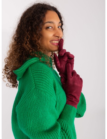 Rękawiczki-AT-RK-2370.95-bordowy