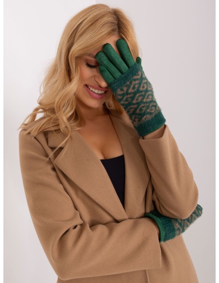 Rękawiczki-AT-RK-2310.89-ciemny zielony