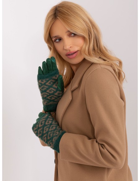 Rękawiczki-AT-RK-2310.89-ciemny zielony