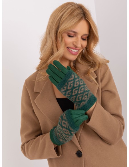 Rękawiczki-AT-RK-2310.89-ciemny zielony