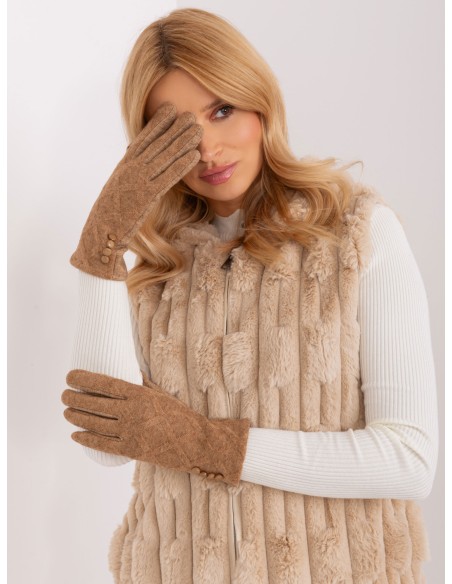 Rękawiczki-AT-RK-239302.10X-camelowy