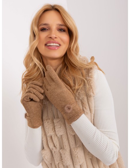 Rękawiczki-AT-RK-23904.26-camelowy