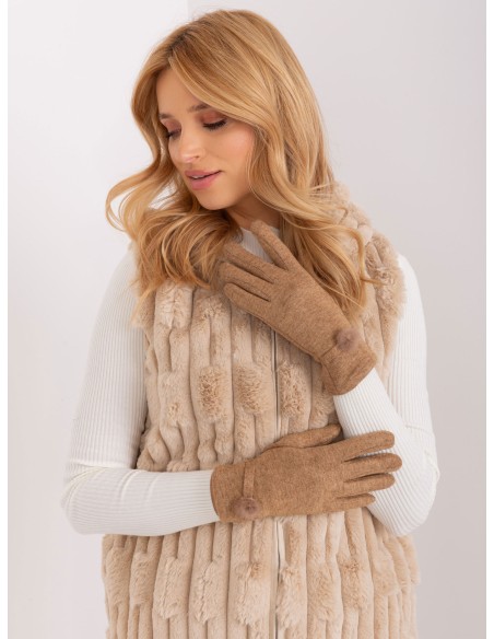 Rękawiczki-AT-RK-23904.26-camelowy