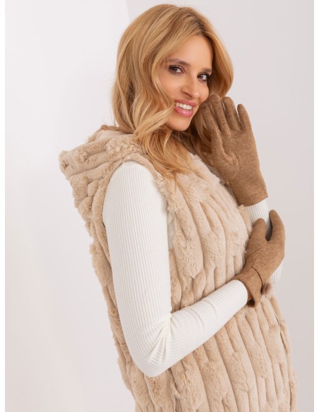 Rękawiczki-AT-RK-23904.26-camelowy