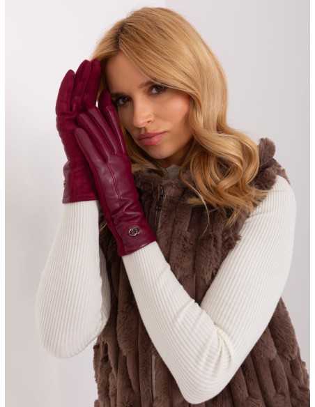 Rękawiczki-AT-RK-239801.11-bordowy