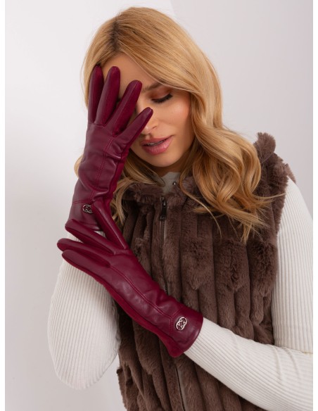 Rękawiczki-AT-RK-239801.11-bordowy