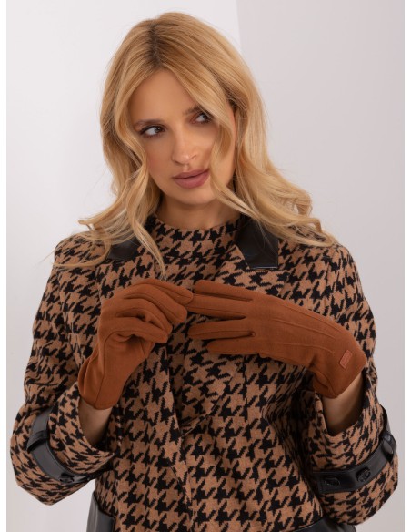 Rękawiczki-AT-RK-8502A.90-jasny brązowy