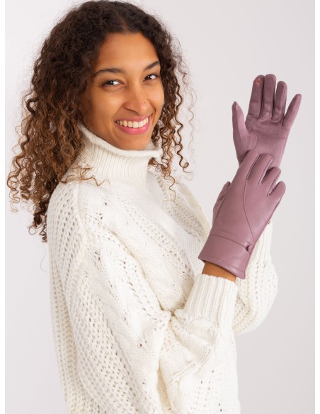 Rękawiczki-AT-RK-239802.28-fioletowy