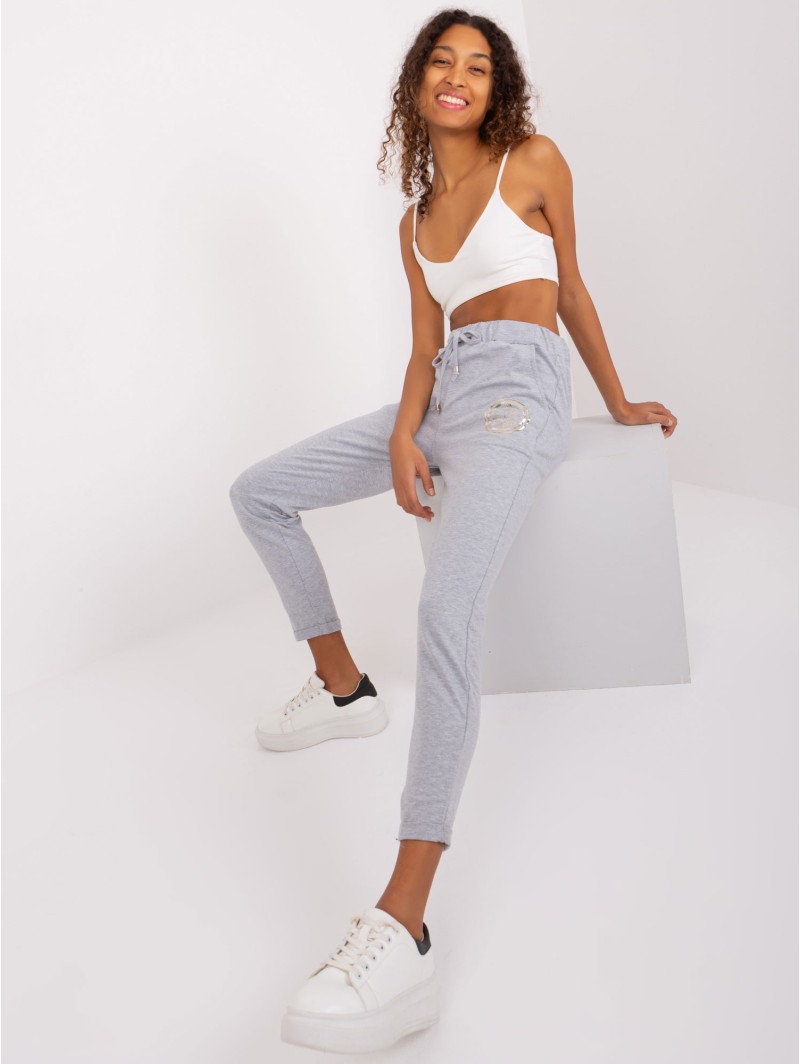 Spodnie dresowe-RV-DR-9260.61-szary Spodnie dresowe-RV-DR-9260.61-szary