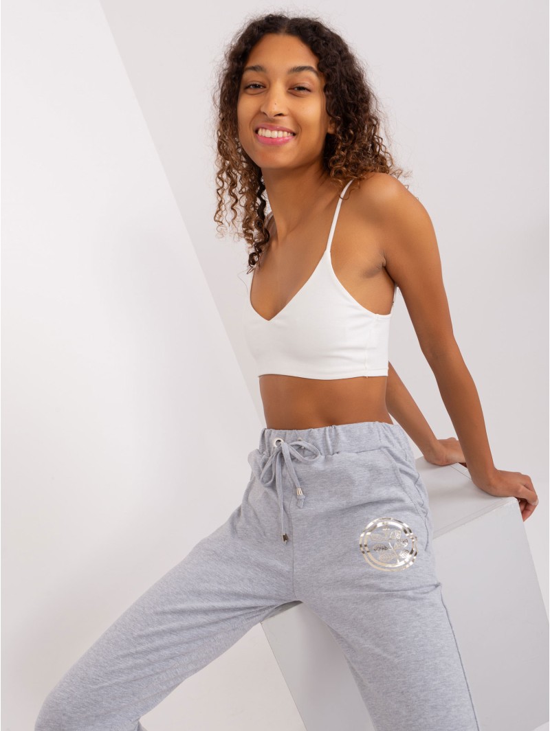 Spodnie dresowe-RV-DR-9260.61-szary Spodnie dresowe-RV-DR-9260.61-szary