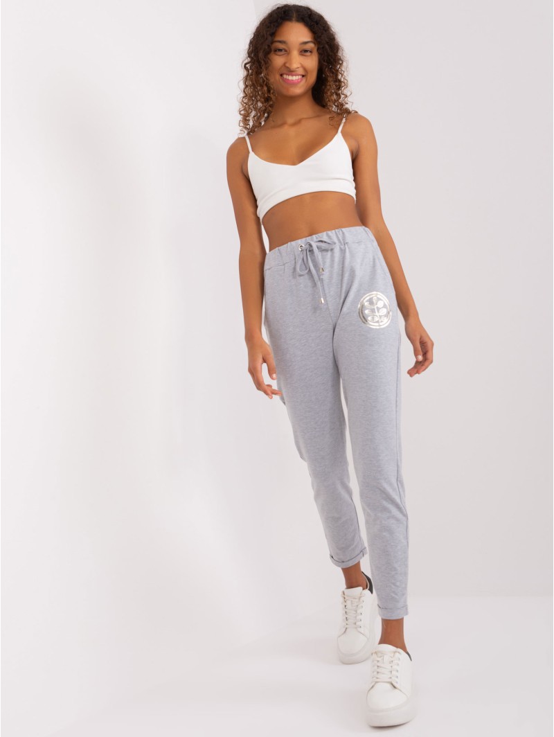 Spodnie dresowe-RV-DR-9260.61-szary Spodnie dresowe-RV-DR-9260.61-szary