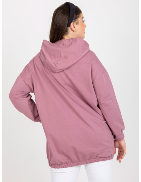 Megztinis tamsiai rožinis