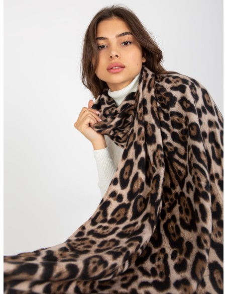 Szalik-AT-SZ-1-892.39P-czarno-beżowy