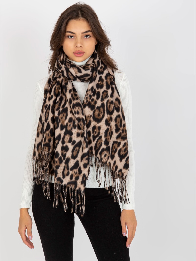 Szalik-AT-SZ-1-892.39P-czarno-beżowy