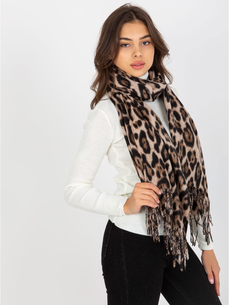 Szalik-AT-SZ-1-892.39P-czarno-beżowy