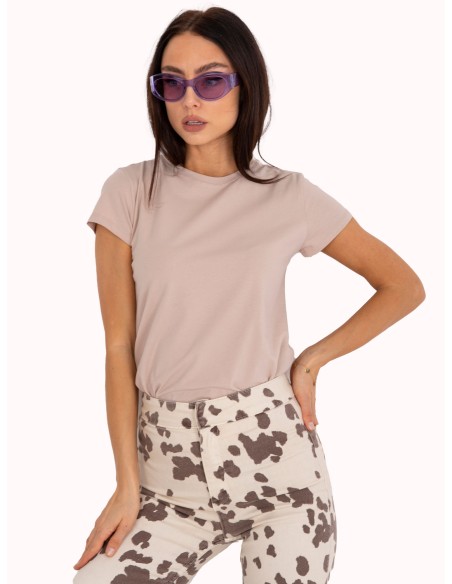T-shirt-RV-TS-4623.10-beżowy