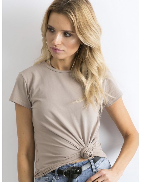 T-shirt-RV-TS-4623.10-beżowy