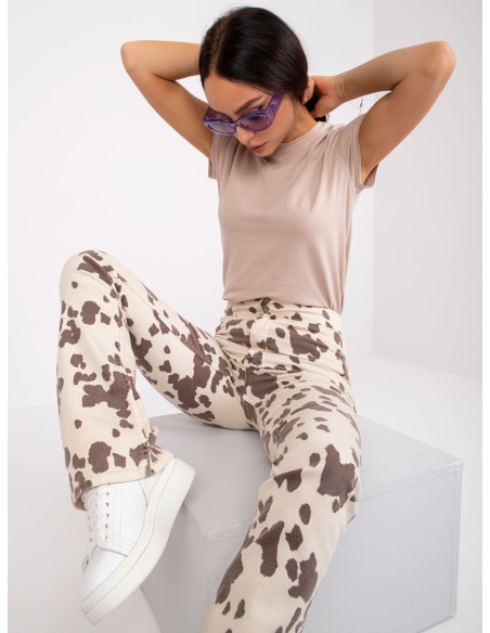 T-shirt-RV-TS-4623.10-beżowy