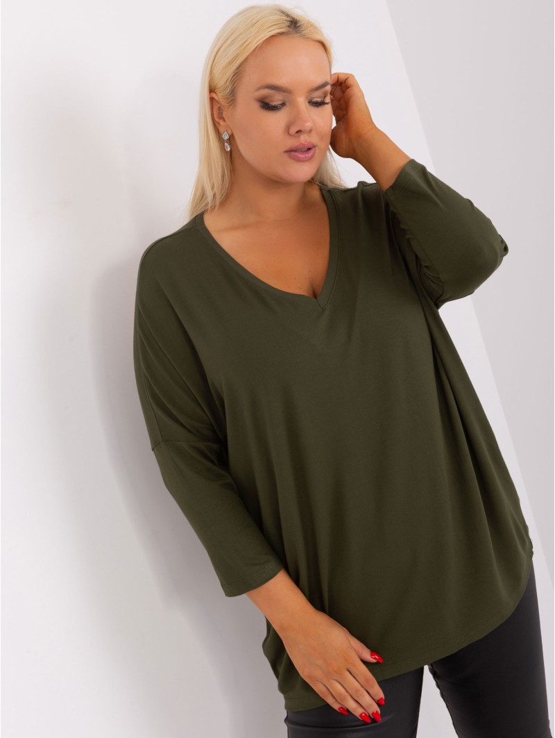 Bluzka-RV-BZ-5745.18-khaki Bluzka-RV-BZ-5745.18-khaki