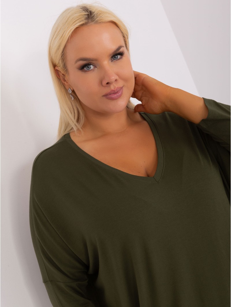 Bluzka-RV-BZ-5745.18-khaki Bluzka-RV-BZ-5745.18-khaki
