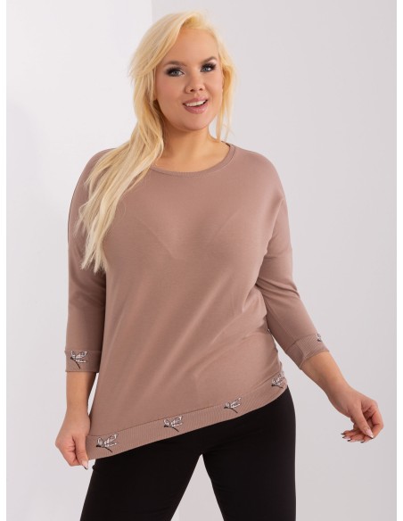 Bluzka-RV-BZ-9135.47-ciemny bezowy