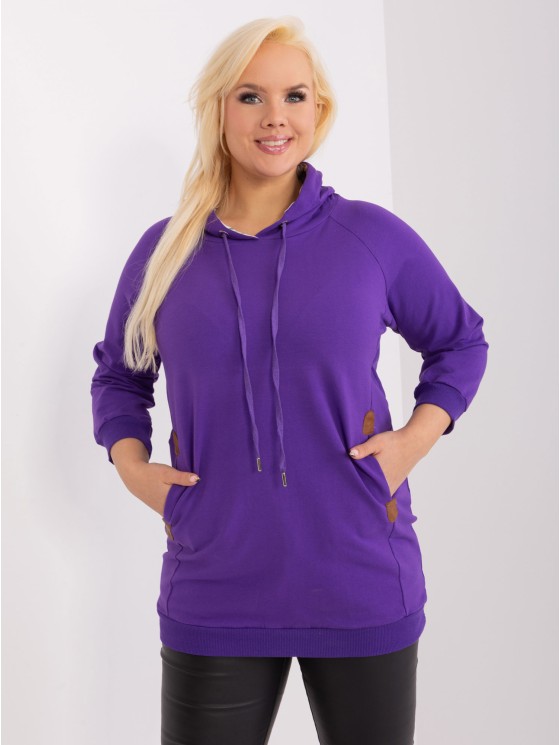 Megztinis tamsiai violetinis 2