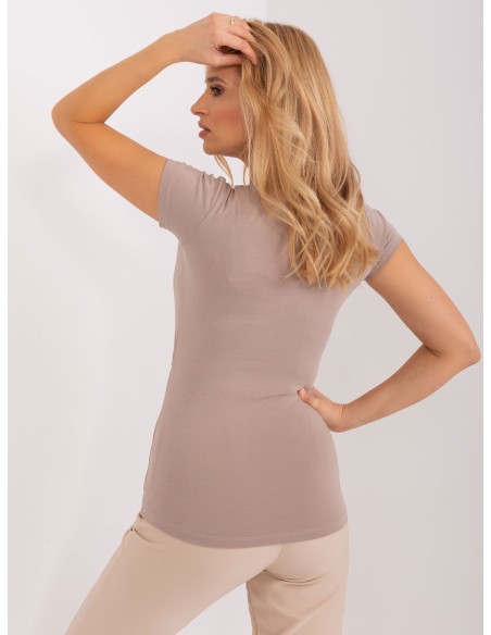 T-shirt-RV-TS-5636.18-ciemny bezowy