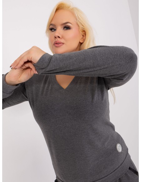Bluzka-RV-BZ-9259.97-ciemny szary