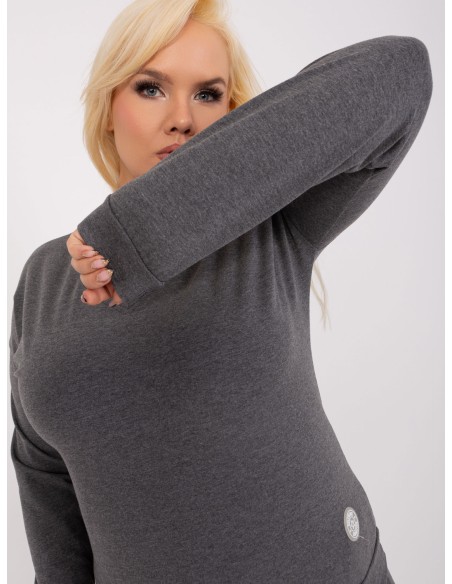 Bluzka-RV-BZ-9259.97-ciemny szary