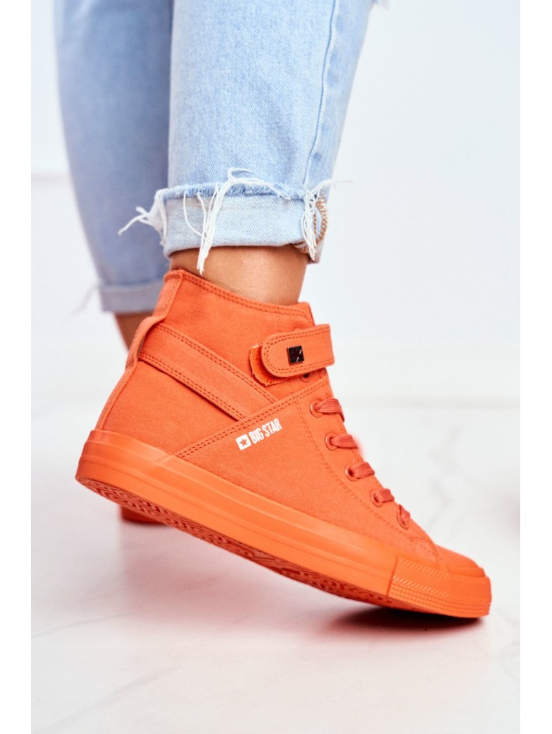 Women's High Sneakers Big Star FF274583 Orange