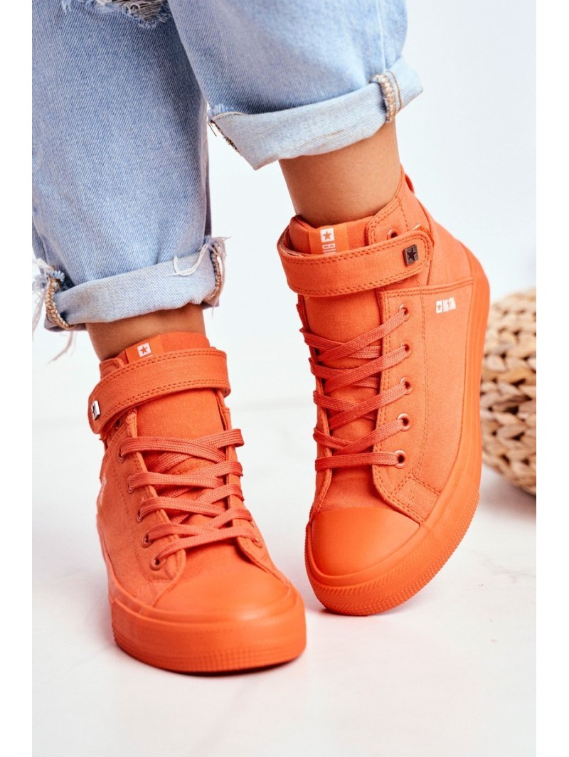 Women's High Sneakers Big Star FF274583 Orange