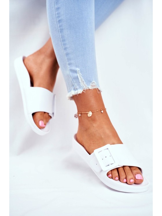 Women's Slides Big Star White FF274A391 2