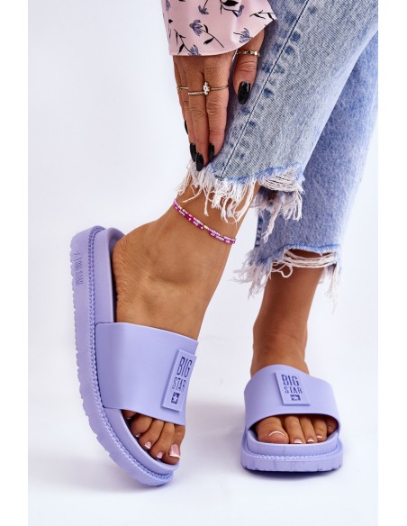 Women's Slippers Big Star LL274431 Light purple