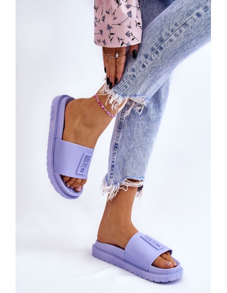 Women's Slippers Big Star LL274431 Light purple