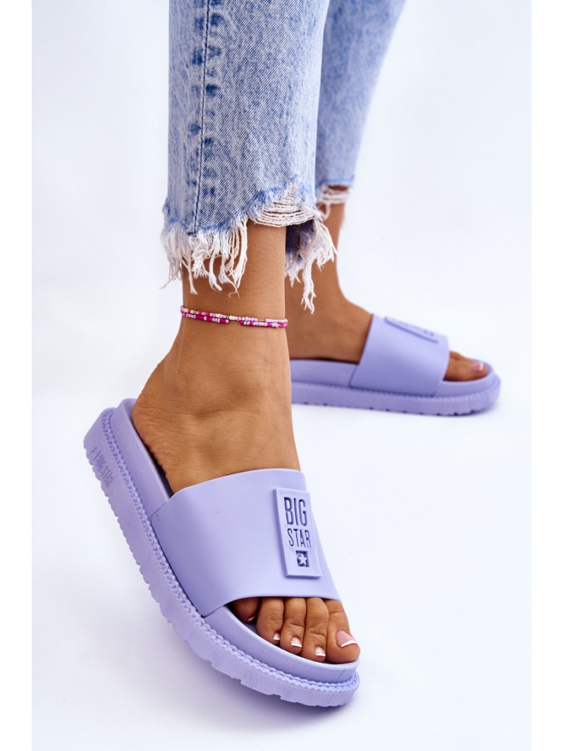 Women's Slippers Big Star LL274431 Light purple