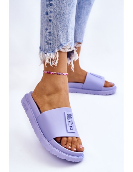 Women's Slippers Big Star LL274431 Light purple
