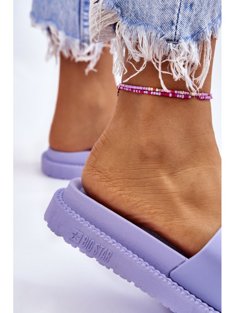 Women's Slippers Big Star LL274431 Light purple