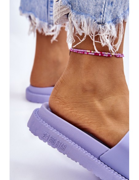 Women's Slippers Big Star LL274431 Light purple