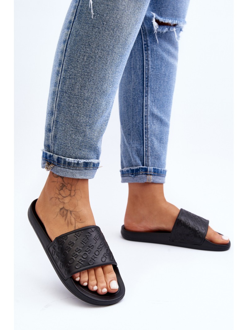 Women's Slippers Cross Jeans FF2R4153C Black Women's Slippers Cross Jeans FF2R4153C Black
