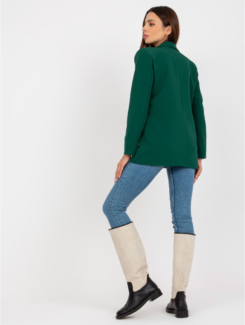 Marynarka-DHJ-MA-15556.22X-ciemny zielony