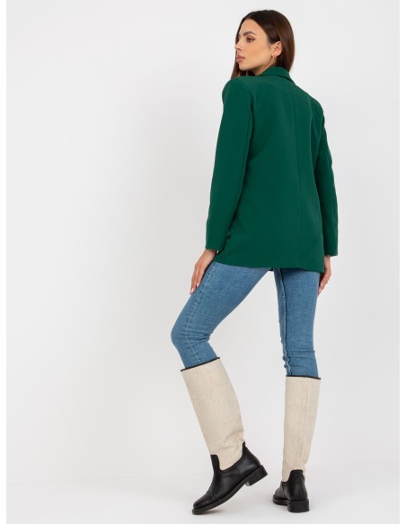 Marynarka-DHJ-MA-15556.22X-ciemny zielony