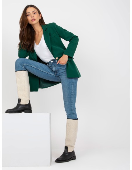 Marynarka-DHJ-MA-15556.22X-ciemny zielony