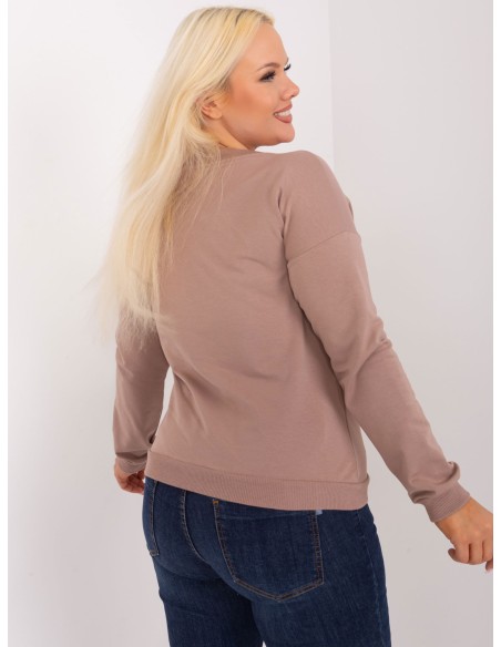 Bluzka-RV-BZ-9233.24-ciemny bezowy