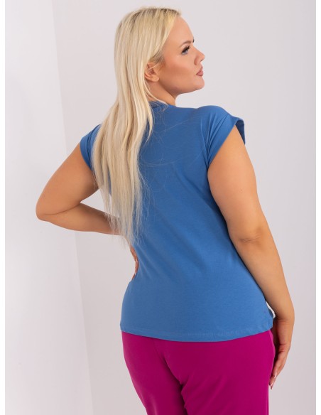 T-shirt-RV-TS-4833.29-ciemny niebieski