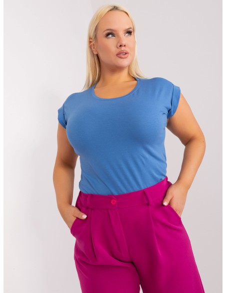 T-shirt-RV-TS-4833.29-ciemny niebieski