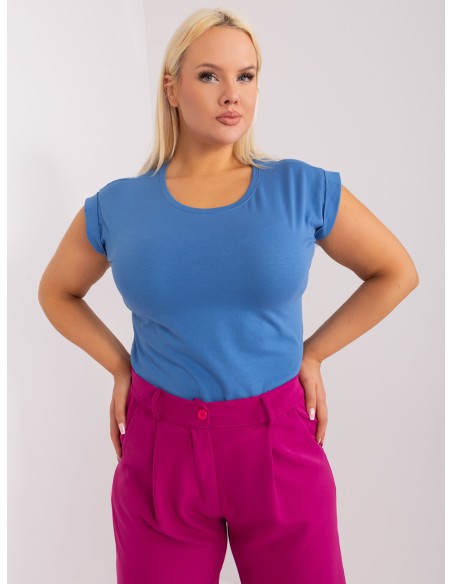 T-shirt-RV-TS-4833.29-ciemny niebieski