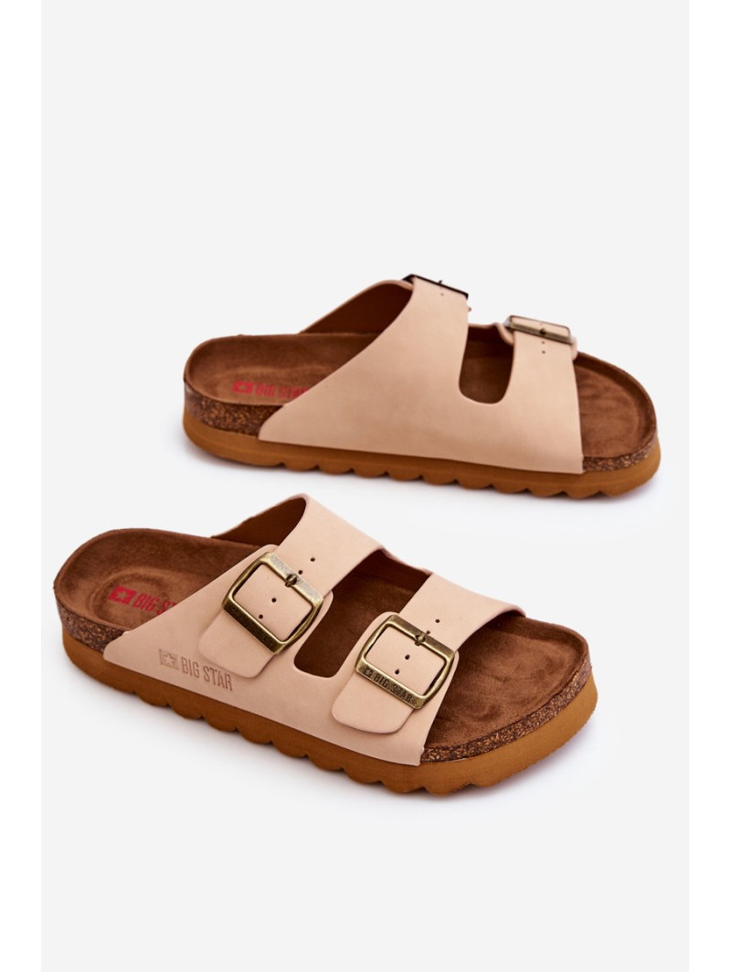 Classic Women's Big Star Slippers LL274478 Beige