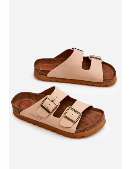 Classic Women's Big Star Slippers LL274478 Beige