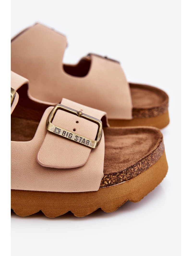 Classic Women's Big Star Slippers LL274478 Beige