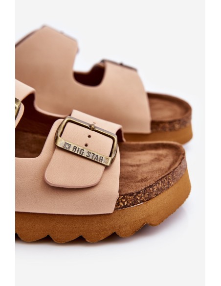 Classic Women's Big Star Slippers LL274478 Beige